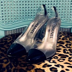 Chanel Clear heels size 37 😎❤️🎄